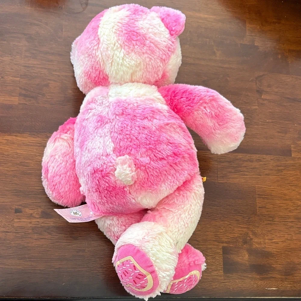 Build A Bear Pink Sugar Cookie Sprinkle Tie Dye Teddy